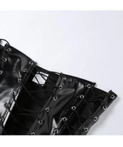 Own Saviour Tees + Tops Lace Up Corset Top