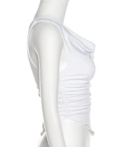 Own Saviour Cowl Neck Point Crop