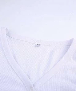 Own Saviour White Rib Top