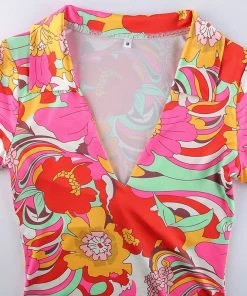 Own Saviour Dresses + Sets Groovy Floral Mini Dress