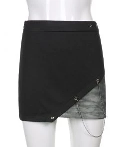 Own Saviour Skirts Chain Split Skirt
