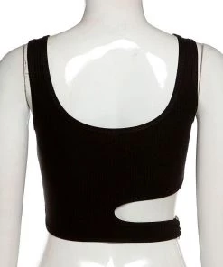 Own Saviour Cut Out Ring Vest Crop