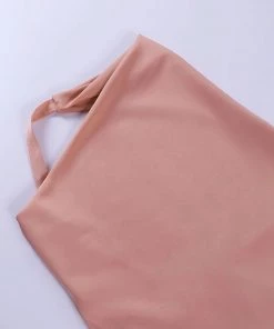 Own Saviour Pink Silk Cowl Mini Dress New In