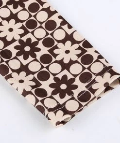 Own Saviour Brown Polka Flower Shirt New In