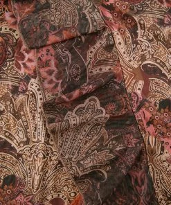 Own Saviour Dresses + Sets Brown Paisley Ruffle Mini Dress