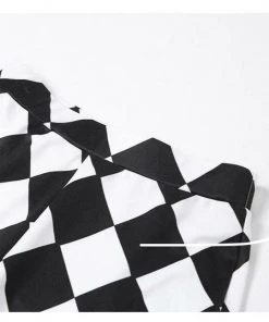 Own Saviour Diamond Check Flared Pants