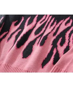 Own Saviour Oversize Flame Sweater Jumper New In