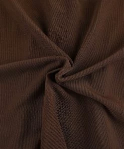 Own Saviour Brown Mesh Frill Crop New In