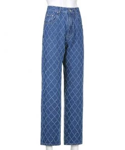 Own Saviour Grid Cross Jeans
