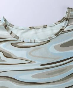 Own Saviour New In Mesh Swirl Top