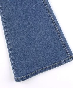 Own Saviour Y2K Rhinestone Flare Jeans New In