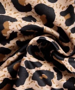 Own Saviour Tees + Tops Leopard Bow Cami Crop