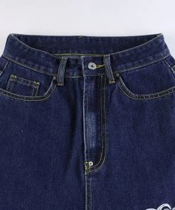 Own Saviour Blue Dragon Embroidery Jeans New In