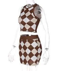 Own Saviour Brown Diamond Argyle Set New In