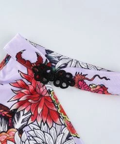 Own Saviour Tees + Tops Black Asymmetrical Dragon Halter