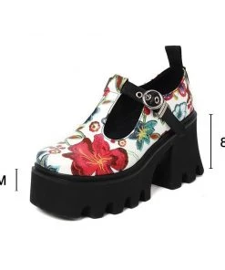 Own Saviour Floral Y2K Platform Shoes New In 7 Own Saviour Floral Y2K Platform Shoes New In