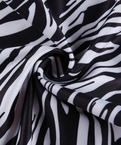 Own Saviour Zebra/Stripe Halter Crop