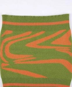 Own Saviour Knit Swirl Tube Top New In