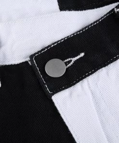 Own Saviour Slant Front Splice Jeans Pants