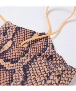 Own Saviour Snake Cut Out Mini Dress