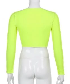 Own Saviour Contrast Tie Up Crop New In