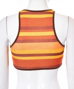 Own Saviour Sunset Stripe Crop