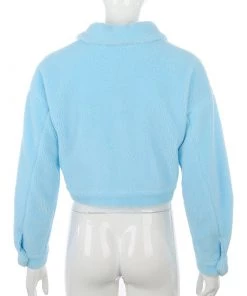 Own Saviour Light Blue Wool Jacket Jackets