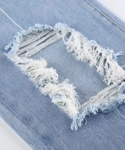 Own Saviour Hole Distress Jeans Pants