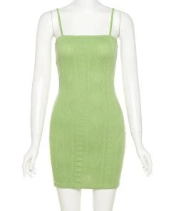 Own Saviour Dresses + Sets Green Knit Mini Dress