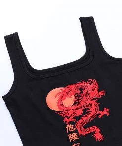 Own Saviour Tees + Tops Dragon Point Crop