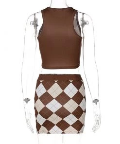 Own Saviour Brown Diamond Argyle Set New In