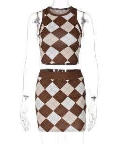 Own Saviour Brown Diamond Argyle Set New In