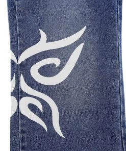 Own Saviour New In Tattoo Butterfly Jeans