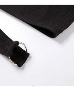 Own Saviour Cut Out Ring Vest Crop