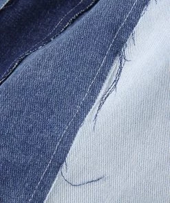 Own Saviour Tees + Tops Denim Patchwork Bustier Crop