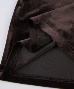 Own Saviour Heartbreak Velvet Velour Mini Skirt