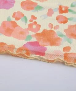 Own Saviour Skirts Floral Mesh Mini Skirt