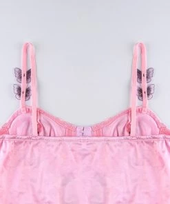 Own Saviour New In Satin Butterfly Corset Crop