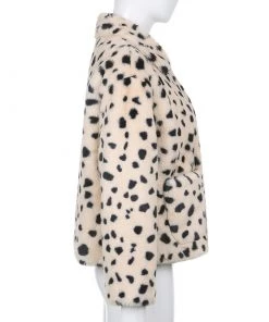 Own Saviour Thick Leopard Faux Fur Jacket