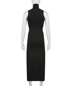 Own Saviour Tattoo Turtleneck Maxi Dress New In