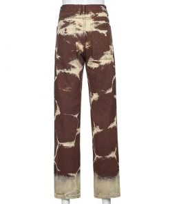Own Saviour Brown/Grey Tie Dye Jeans