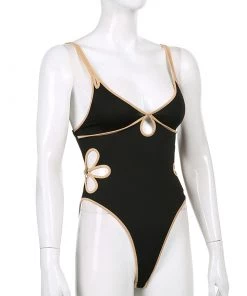 Own Saviour Floral Cut Out Bodysuit New In