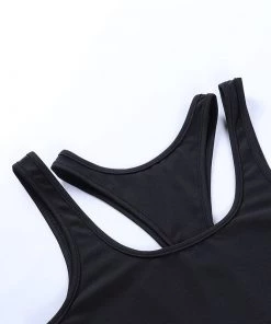 Own Saviour Tees + Tops Cut Out Black Crop