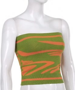 Own Saviour Knit Swirl Tube Top New In