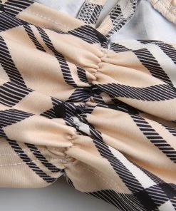 Own Saviour Plaid Halter Crop Tees + Tops