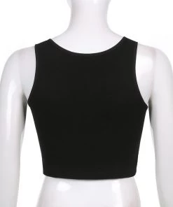 Own Saviour Skeleton Ribs Tank Crop New In