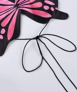 Own Saviour New In Butterfly Backless Crop