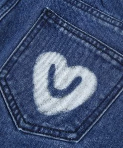 Own Saviour Skirts Heart Denim Skirt