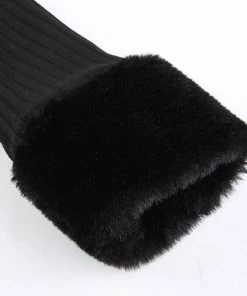 Own Saviour Faux Fur Trim Bodysuit