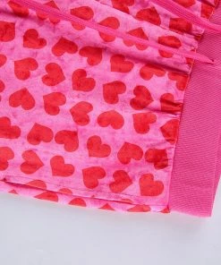 Own Saviour Pink Heart Velvet Joggers New In